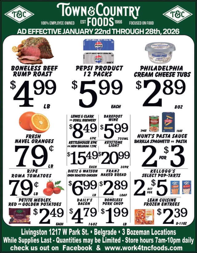 Foods, Town & Country Foods - Bozeman, Bozeman, MT