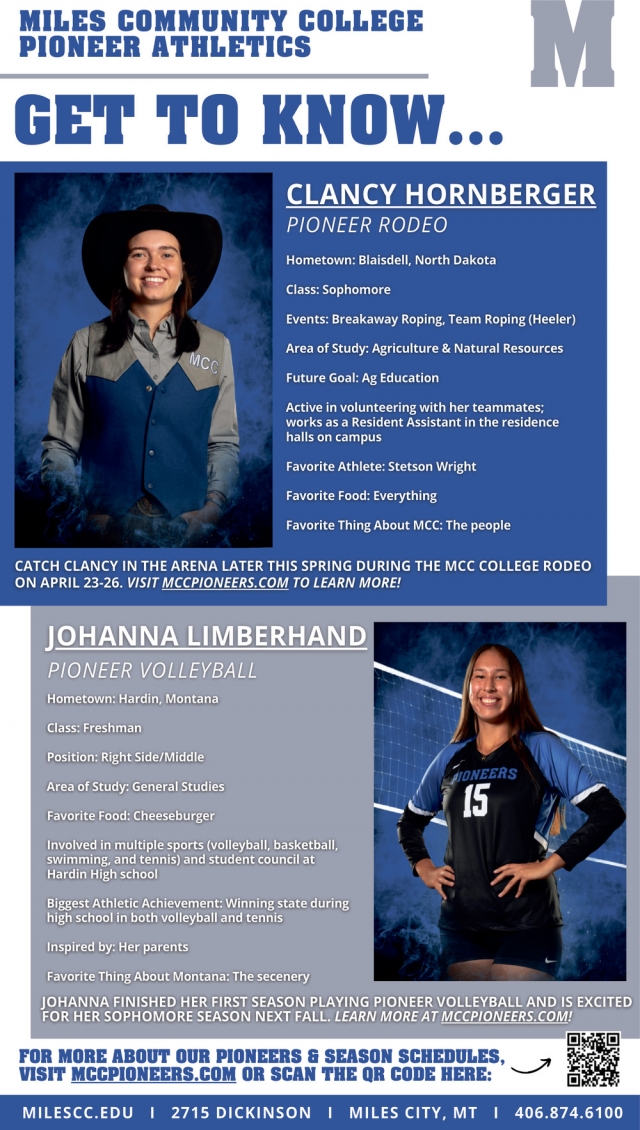 Miles Community College Pioneer Athletics, Miles Community College, Miles City, MT