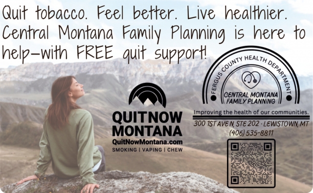 Free Quit Support, Montana Tobacco Quit Line, Glendive, MT