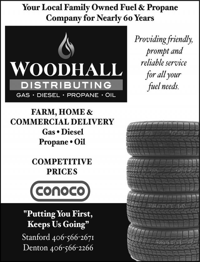 Gas - Diesel - Propane - Oil, Woodhall Distributing, Stanford, MT