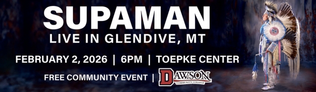 Supaman Live, Dawson Community College, Glendive, MT