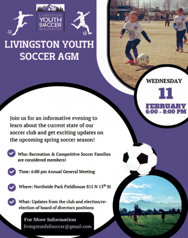 Informative Evening, Livingston Youth Soccer Association, Livingston, MT