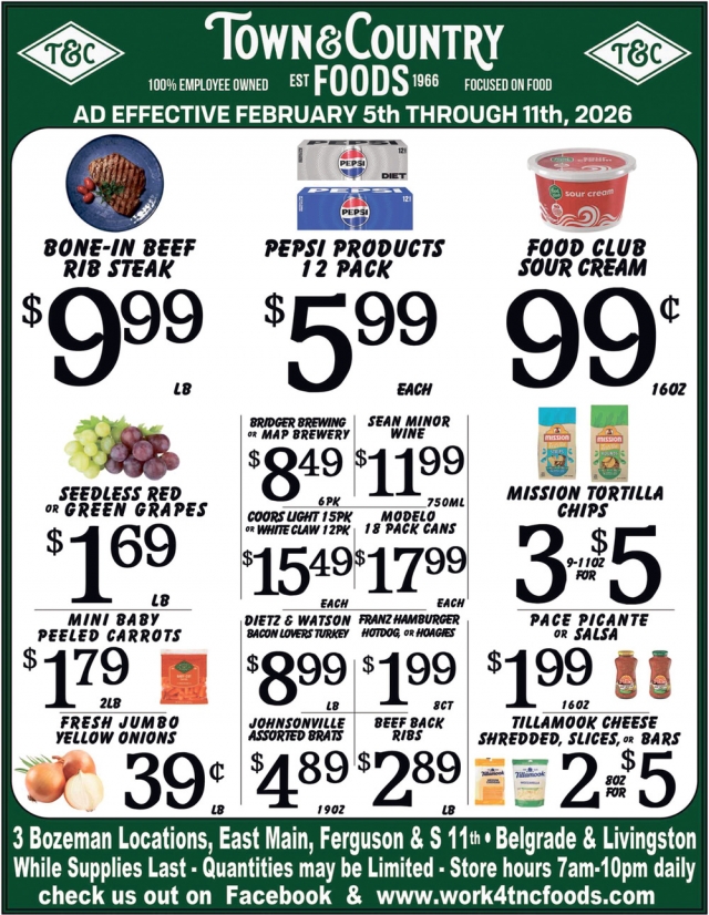 Foods, Town & Country Foods - Bozeman, Bozeman, MT