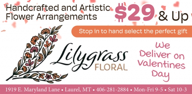 Handcrafted and Artistic Flower Arrangements, Lilygrass Floral