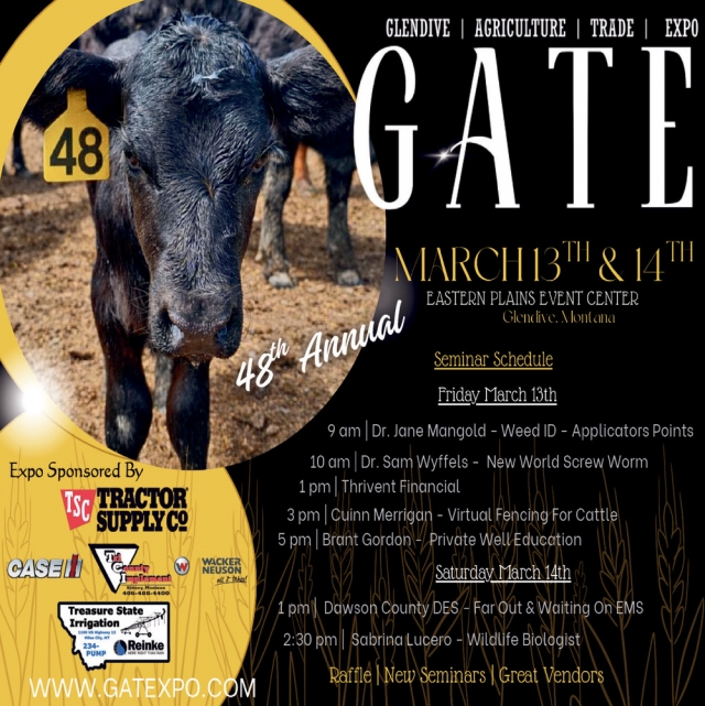 GATE Event, GATE Glendive Agriculture Trade Expo (March 13 & 14, 2026)