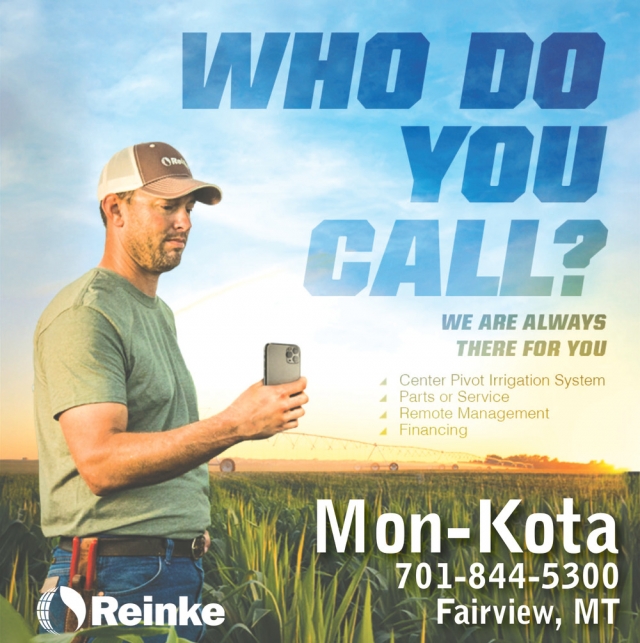 Center Pivot Irrigation System, Mon-Kota, Fairview, MT