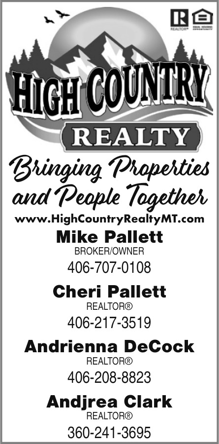 Bringing Properties and People Together, High Country Realty, Lewistown, MT