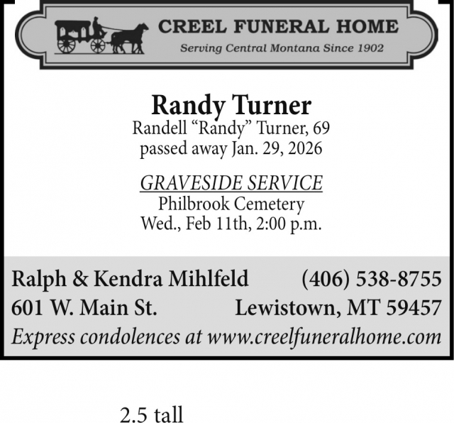 Funeral Home, Creel Funeral Home, Lewistown, MT
