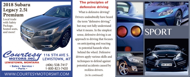 2018 Subaru Legacy 2.5i, Courtesy Motors Inc