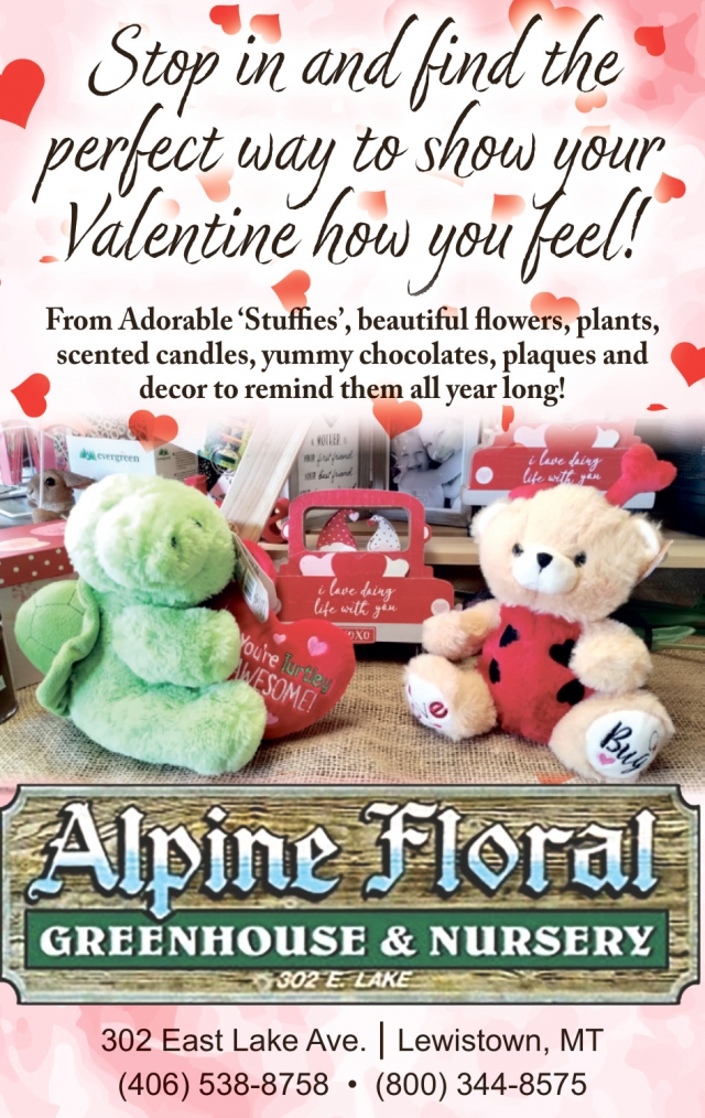 Greenhouse & Nursery, Alpine Floral, Lewistown, MT