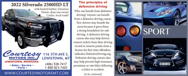 2022 Silverado 2500HD LT, Courtesy Motors Inc