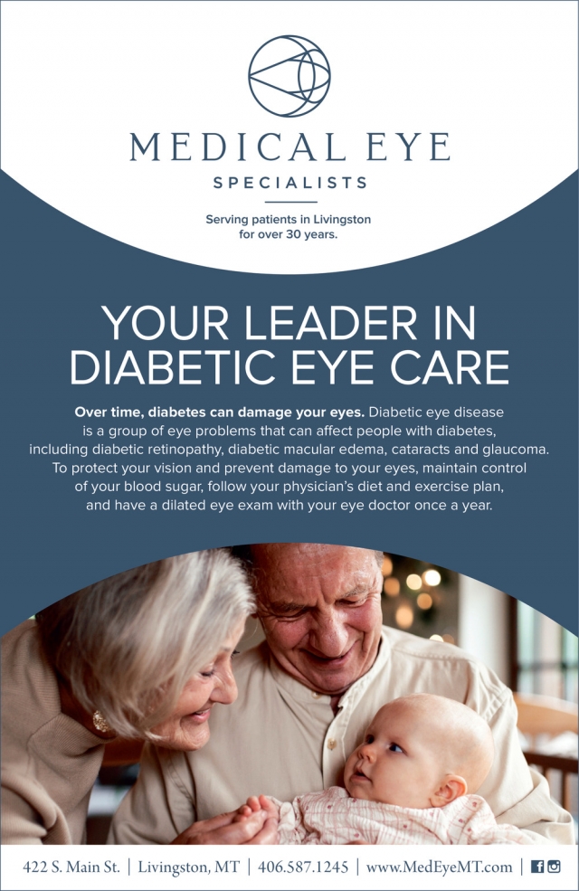 Your Leader in Diabetic Eye Care, Medical Eye Specialists - Livingston, Livingston, MT