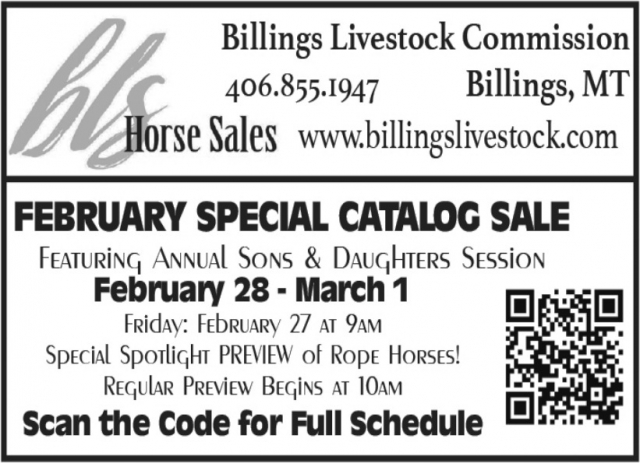 Horse Sales, Billings Livestock Commission, Billings, MT