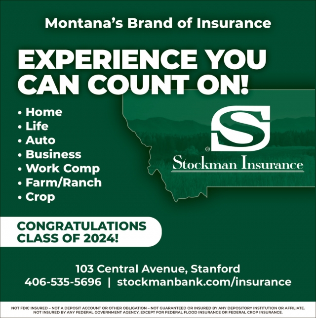 Montana's Brand of Banking, Stockman Insurance - Stanford, Stanford, MT