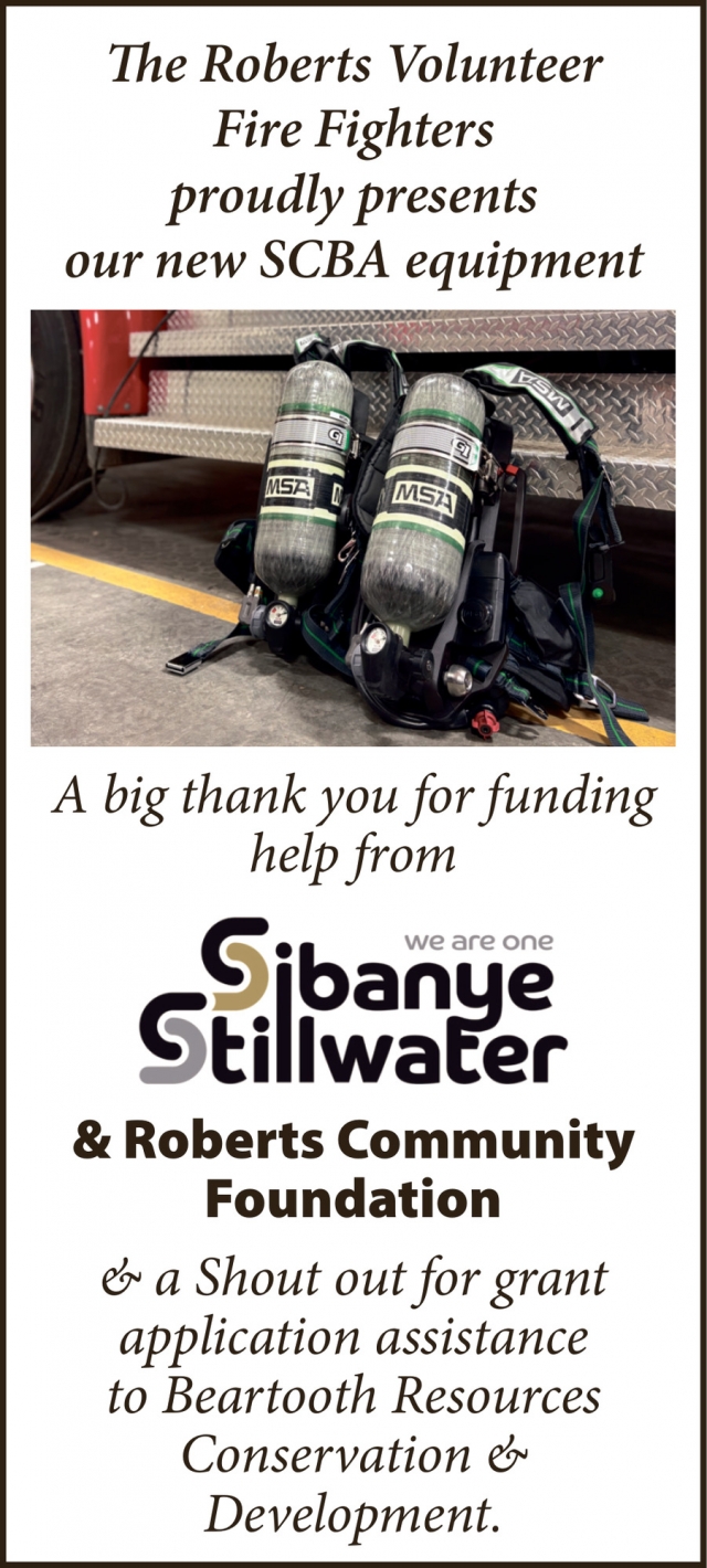 New SCBA Equipment, Sibanye-Stillwater