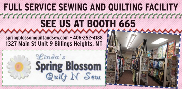 Full Service Sewing and Quilting Facility, Linda's Spring Blossom