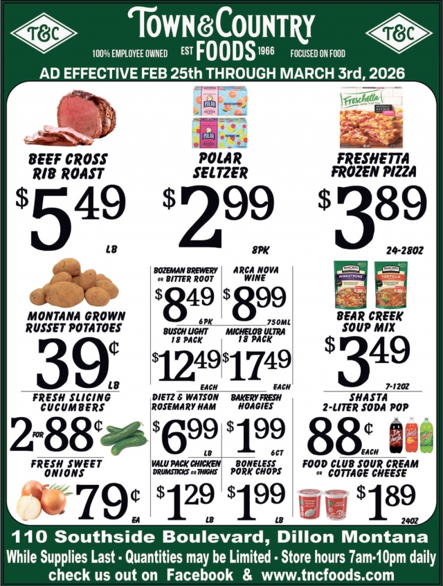 Foods, Town & Country Foods - Dillon, Dillon, MT