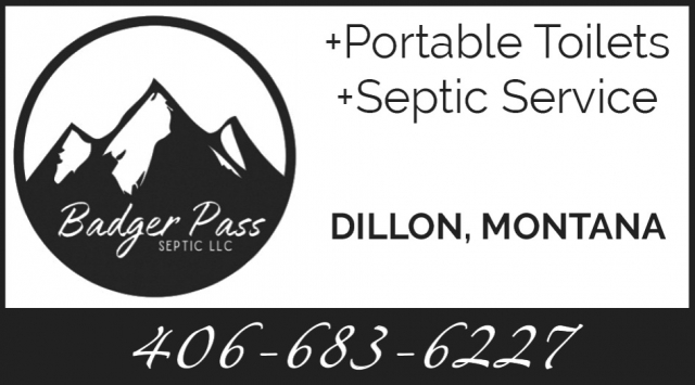 Portable Toilets, Badger Pass Septic Service, Dillon, MT
