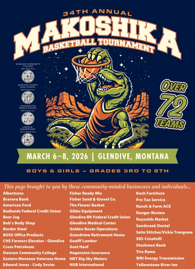 Basketball Tournament, 34th Annual Makoshika Basketball Tournament (March 6-8, 2026)