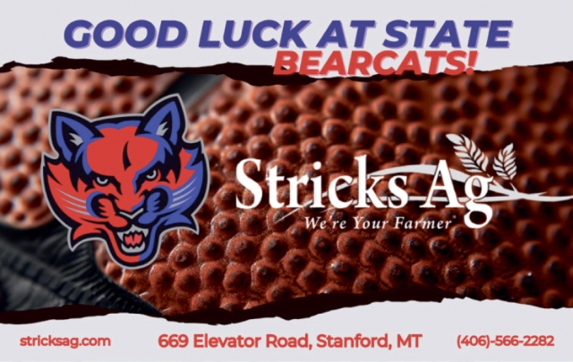 Good Luck at State Bearcats!, Stricks Ag