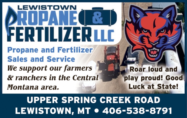 Propane and Fertilizer Sales & Service, Lewistown Propane & Fertilizer LLC, Stanford, MT
