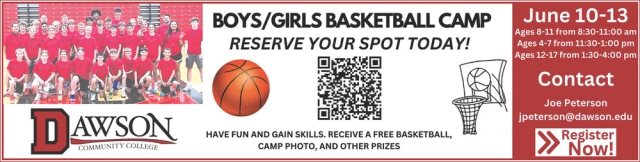 Boys/Girls Basketball Camp, Dawson Community College, Glendive, MT