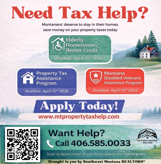 Need Tax Help?, Property Tax Relief for Montana, Bozeman, MT