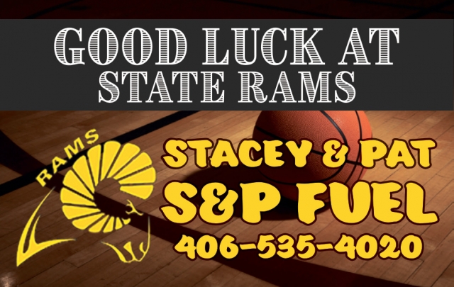Good Luck at State Rams, Rindal Fuel, LLC, Lewistown, MT