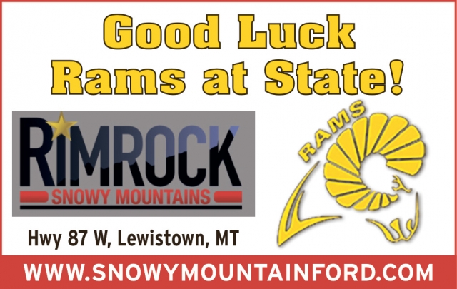 Good Luck Rams at State!, Snowy Mountain Ford