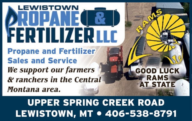 Propane and Fertilizer Sales & Service, Lewistown Propane & Fertilizer LLC, Stanford, MT