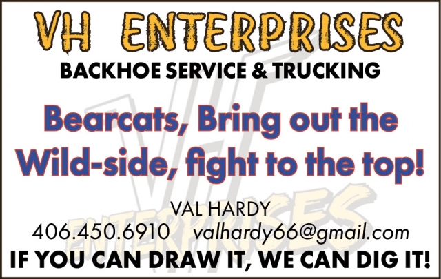 Excavating and Grading Services, VH Enterprises, Lewistown, MT