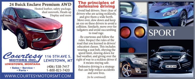 24 Buick Enclave Premium AWD, Courtesy Motors Inc