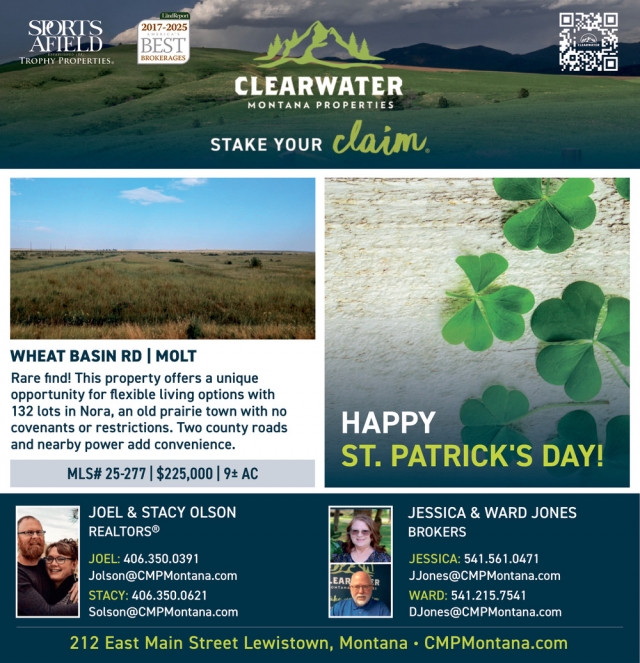 Stake Your Claim, Clearwater Montana Properties - Joel & Stacy Olson / Jessica & Ward Jones