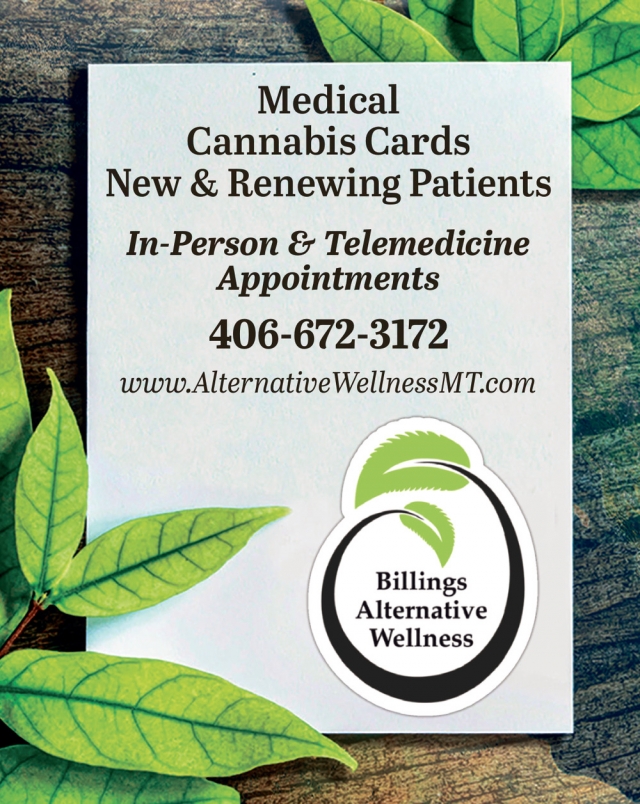 Medical Cannabis Cards New & Renewing Patients, Alternative Wellness Glendive, Billings, MT