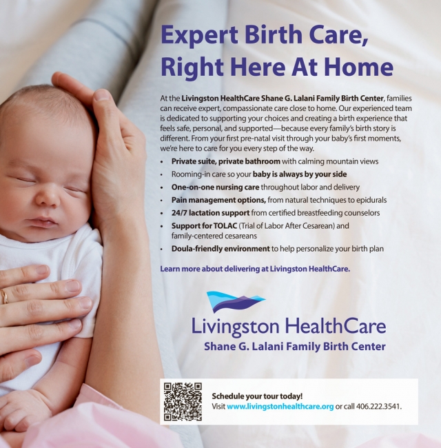 Expert Birth Care, Right Here at Home, Livingston Healthcare, Livingston, MT