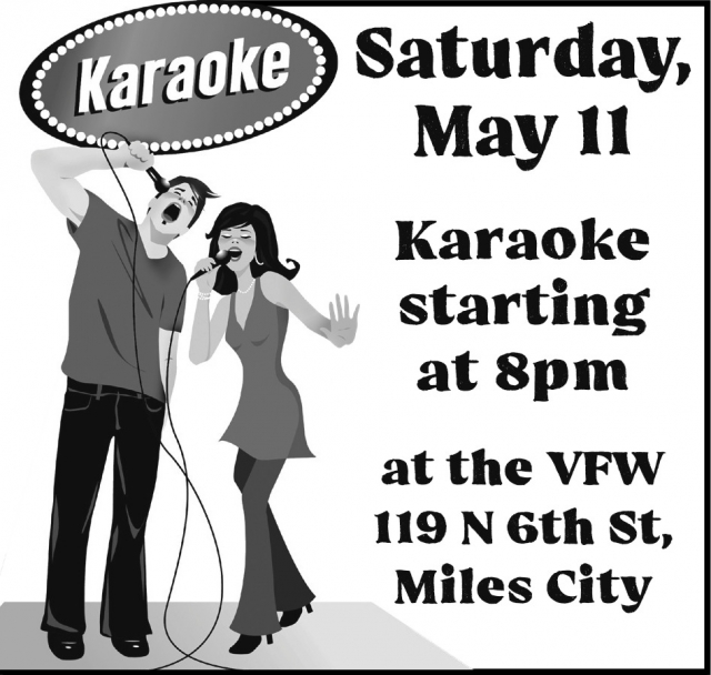 Karaoke , VFW Post 1579, Miles City, MT