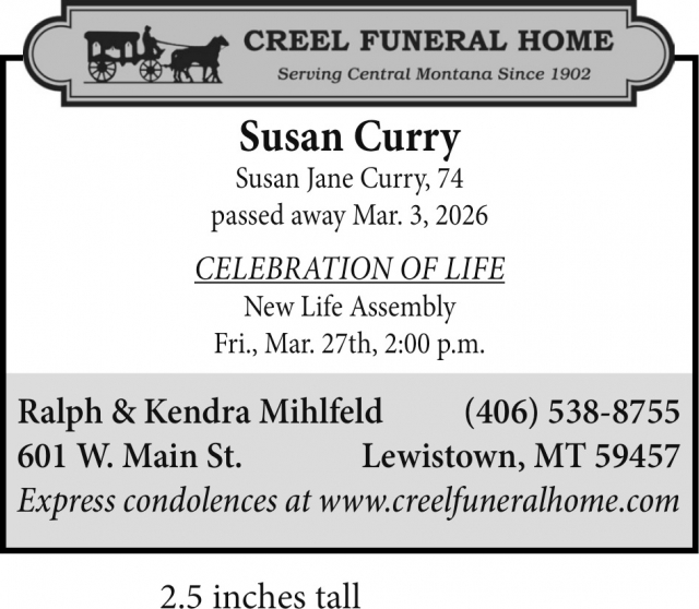 Funeral Home, Creel Funeral Home, Lewistown, MT