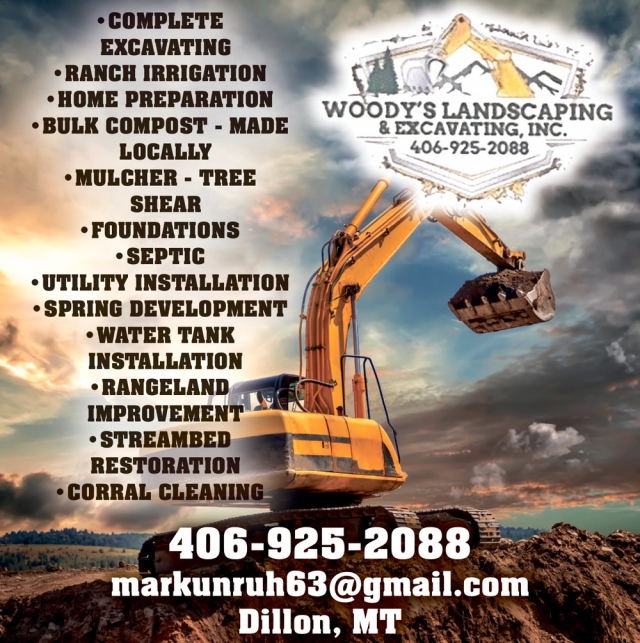 Complete Excavating, Woody's Landscaping & Excavating, Inc., Dillon, MT