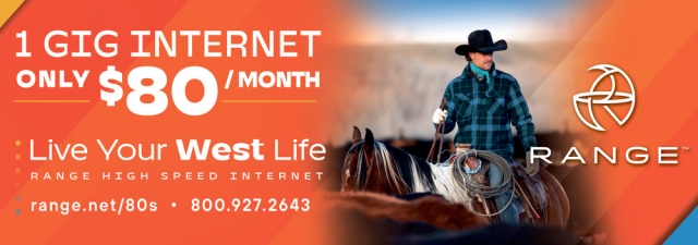 1 Gig Internet Only $80/Month, Range, Forsyth, MT