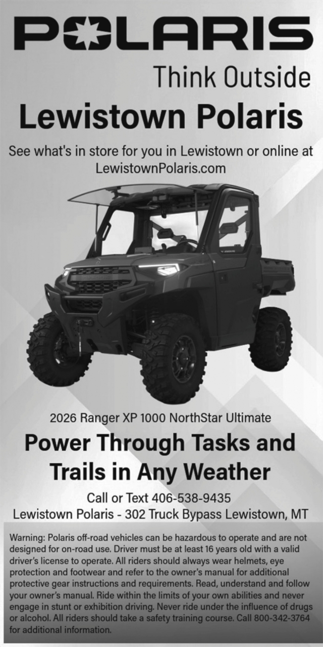 Polaris Think Outside, Lewiston Polaris, Lewistown, MT