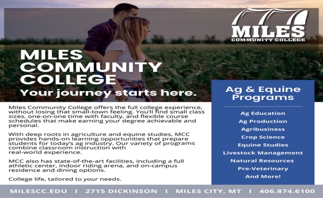 Ag & Equine Programs, Miles Community College, Miles City, MT