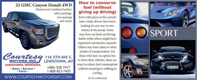 22 GMC Canyon Denali 4WD, Courtesy Motors Inc