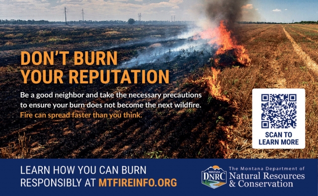 Don't Burn Your Reputation, MT Fire Info