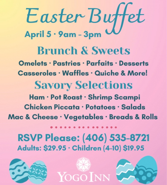 Easter Buffet, Yogo Inn, Lewistown, MT