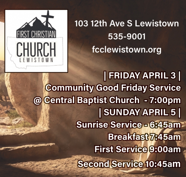 Community Good Friday Service, First Christian Church - Lewiston, Lewistown, MT