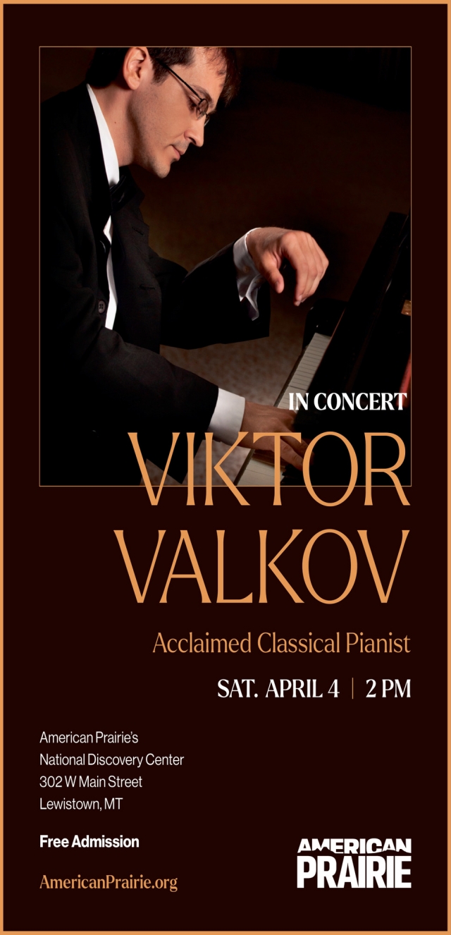 Viktor Valkov in Concert, American Prairie, Lewistown, MT