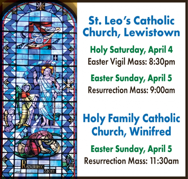 Holy Saturday, St. Leo's Catholic Church, Lewistown, MT