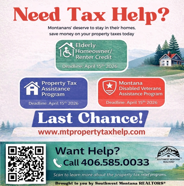 Need Tax Help?, Property Tax Relief for Montana, Bozeman, MT