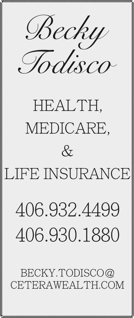 Health, Medicare, & Life Insurance, Becky Todisco Insurance, Big Timber, MT