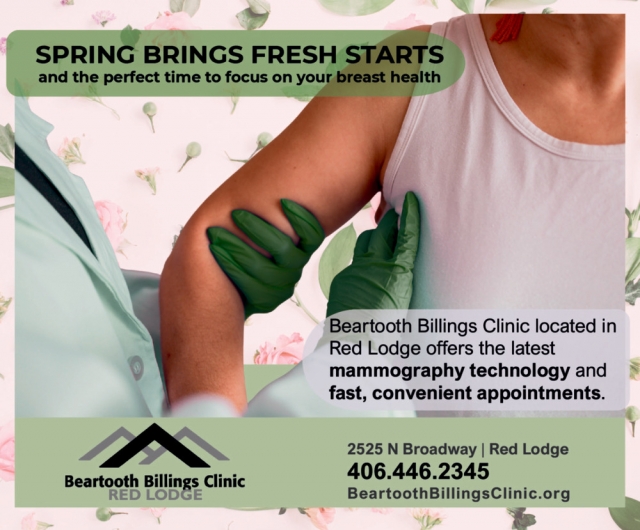 Spring Brings Fresh Starts, Beartooth Billings Clinic, Red Lodge, MT